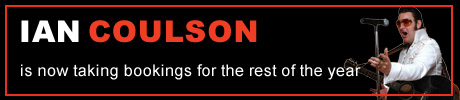 Ian Coulson is now taking bookings for the rest of the year